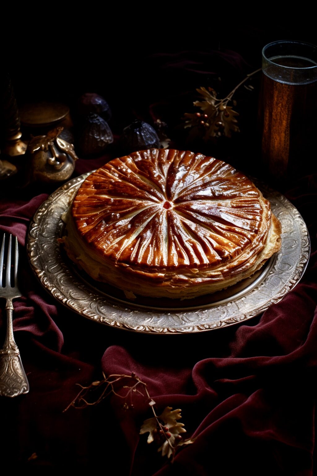 dessert hiver cerise tarte couronne rois