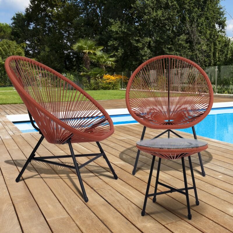 fauteuil tripode piscine extérieur design industriel