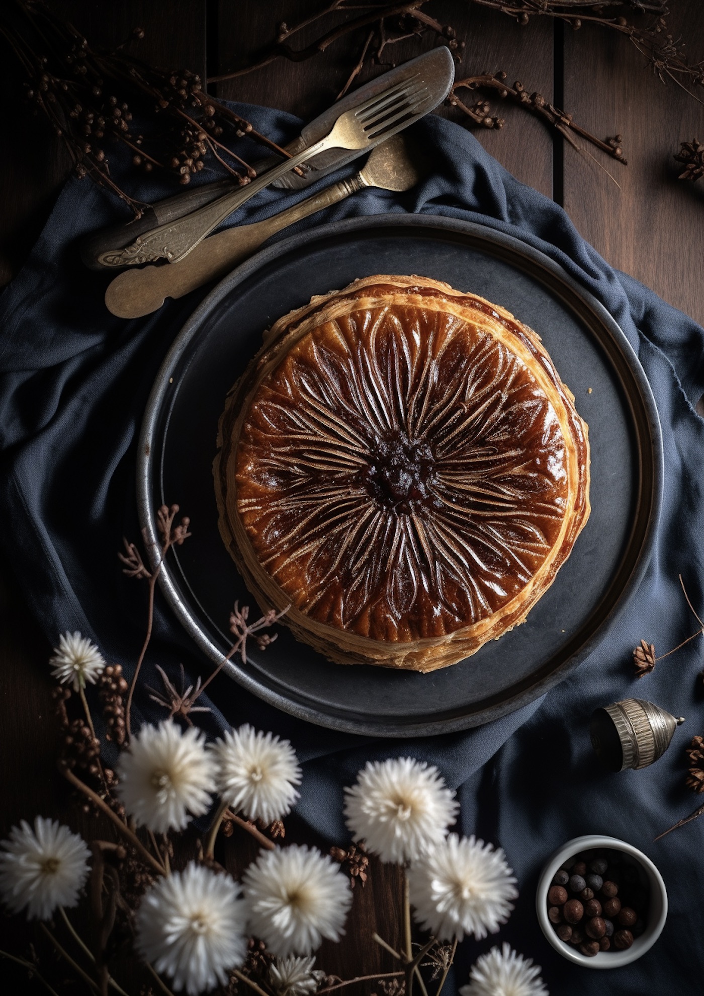 gâteau janvier pâte feuilletée dessert réconfortant