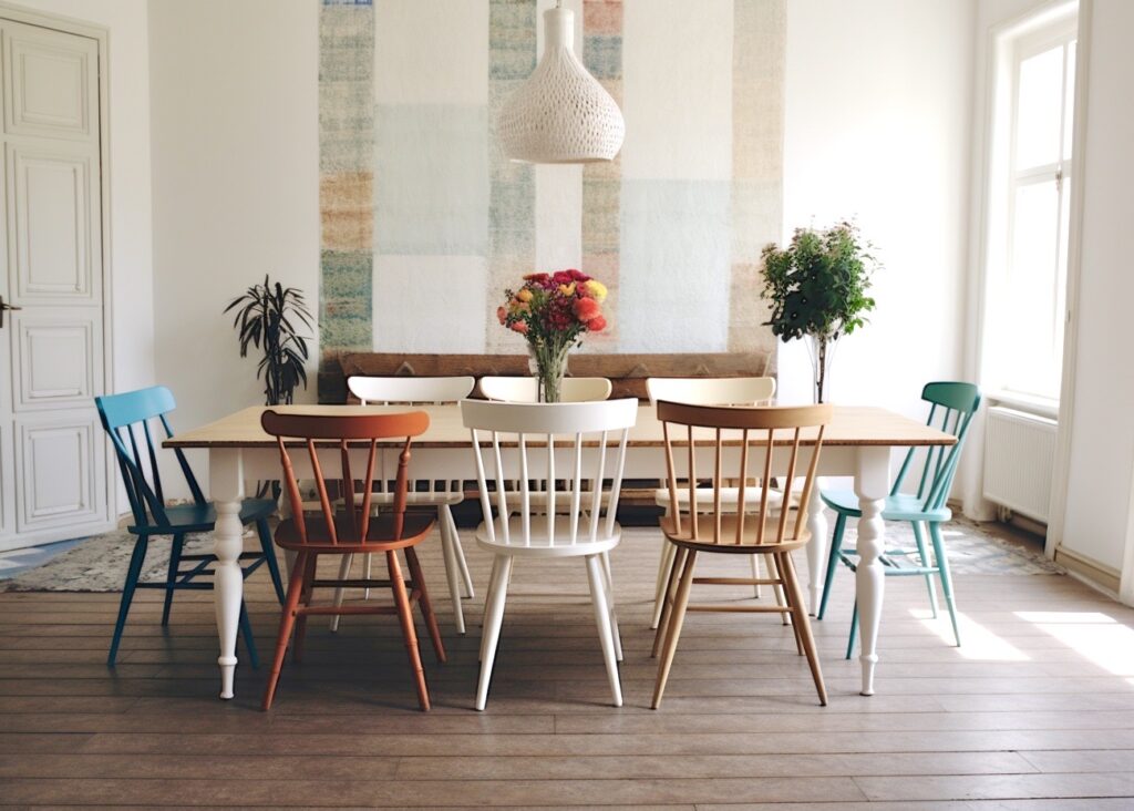 comment assortir des chaises dépareillées blog déco clem