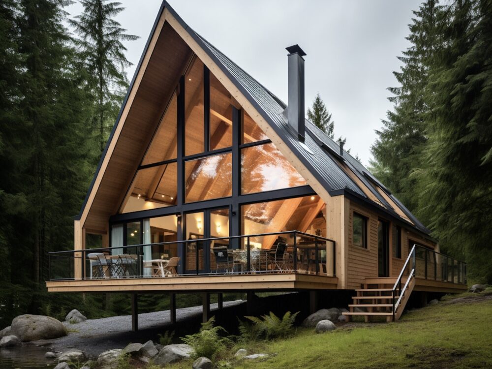 maison autonome énergie renouvelable écologique bois