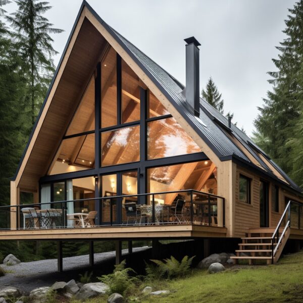 maison autonome énergie renouvelable écologique bois