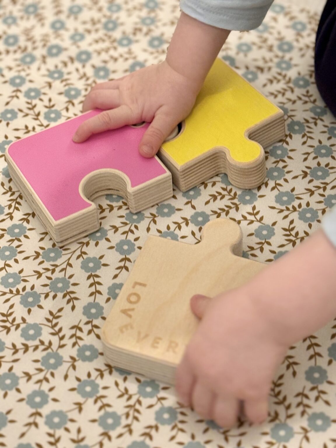 puzzle bois grandes. pièces bébé 1 an