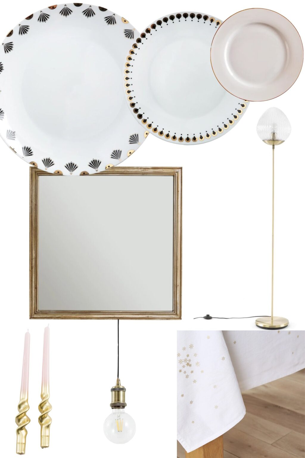 soldes La Redoute hiver 2024 dorée déco