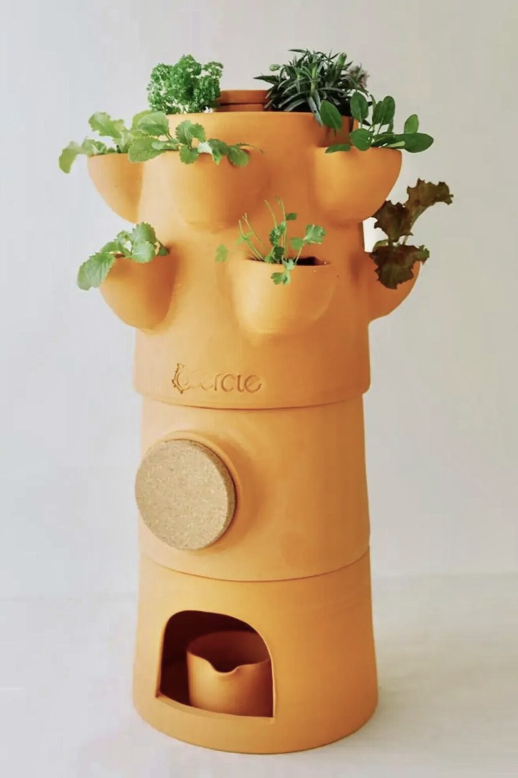 potager composteur terre cuite pot fleur