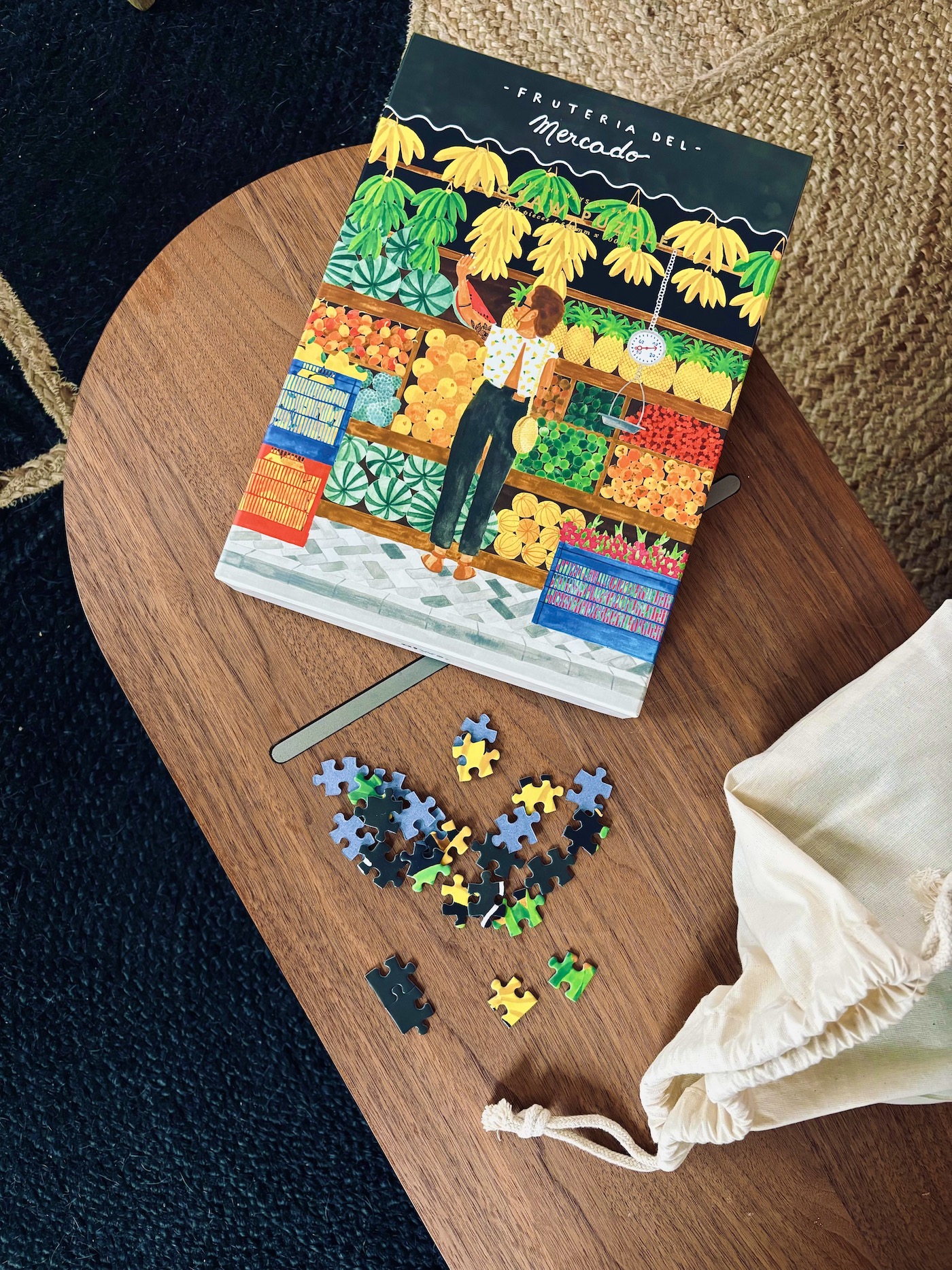 beau puzzle 1000 pièces dessin fruit coloré