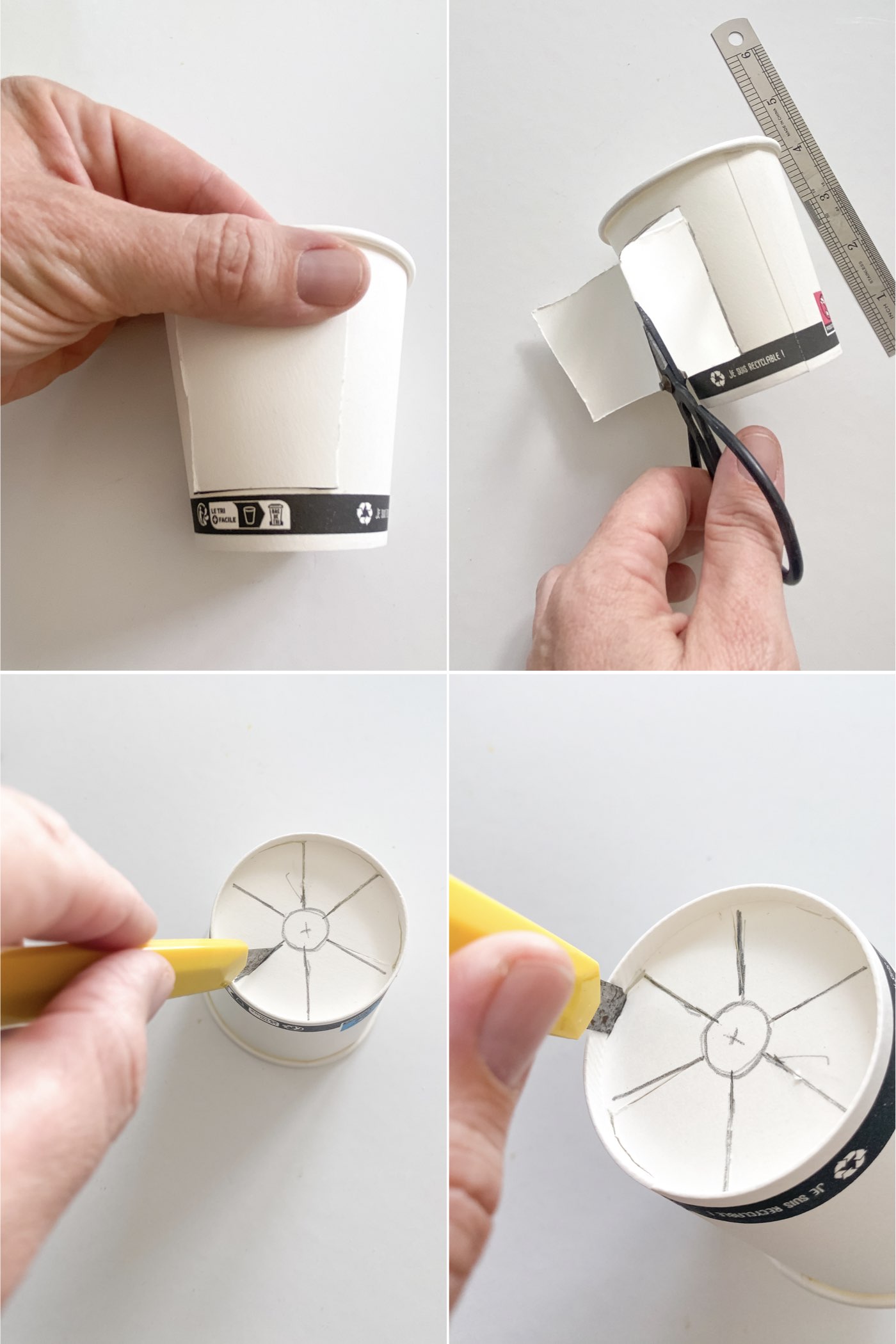 DIY manège bougie photophore qui tourne