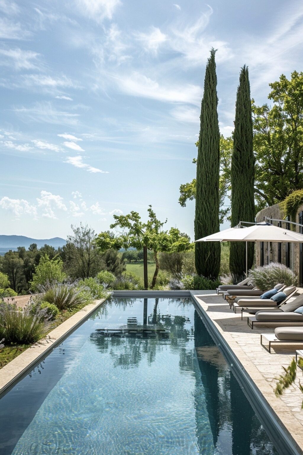 villa Sud France pin piscine chic