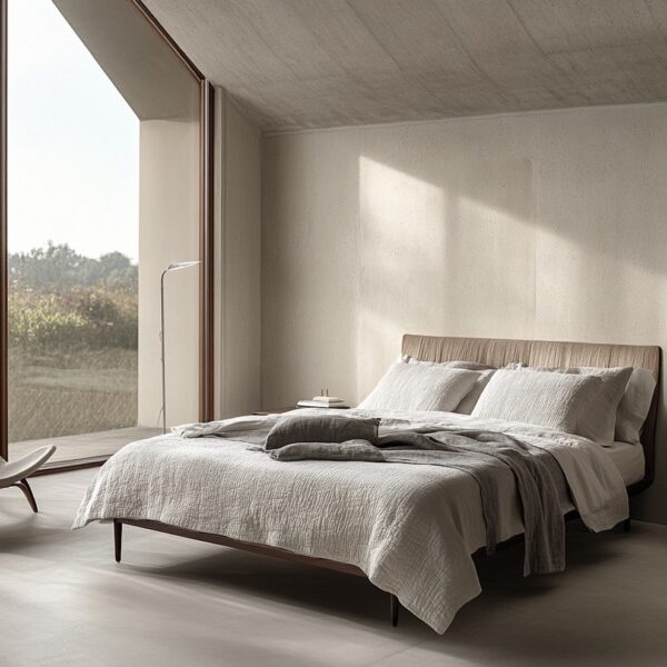 housse couette double danois maison béton moderne