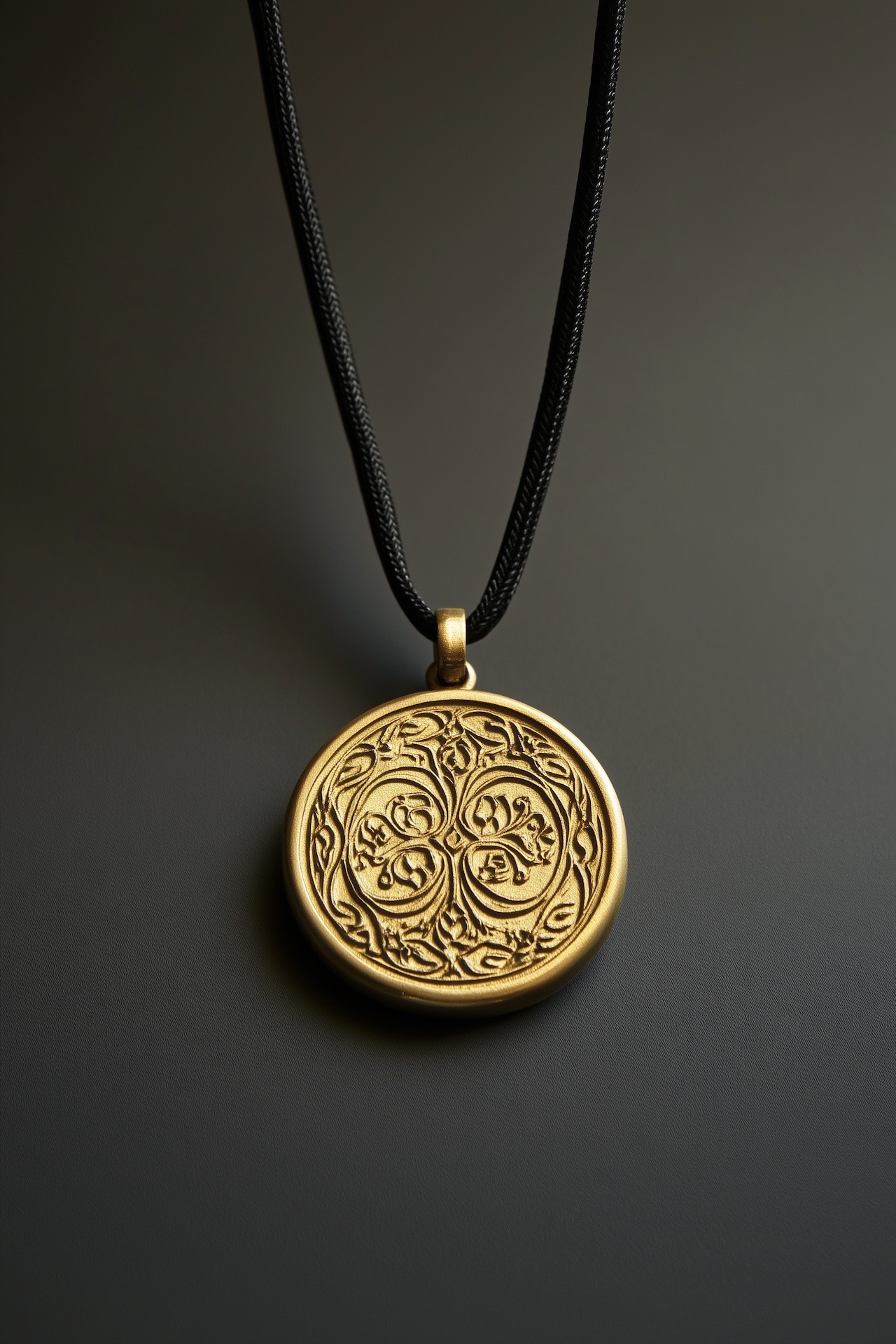 médaille baptême garçon or gravure arbre