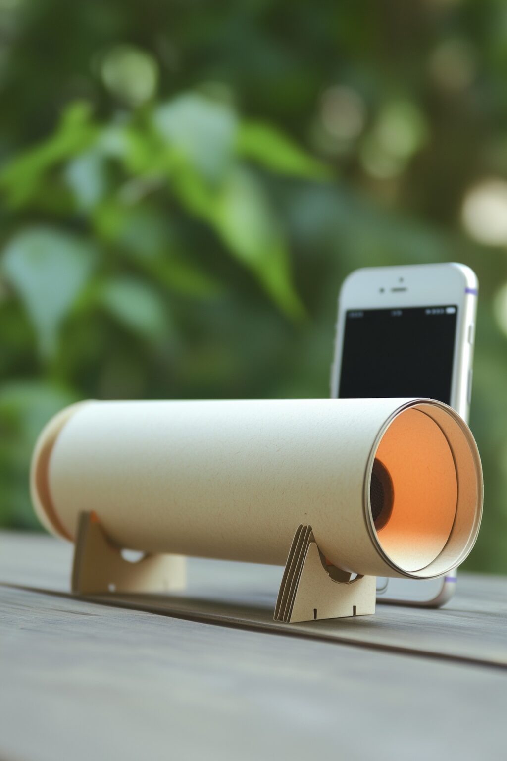 amplificateur son diy paper bois idée cadeau fait-maison