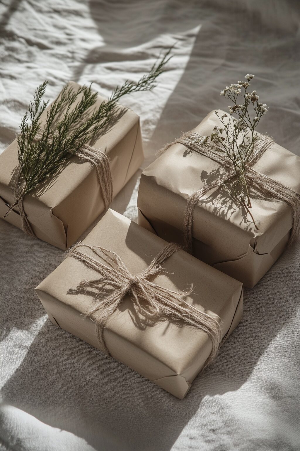 Noël écologique emballage recyclé kraft journal