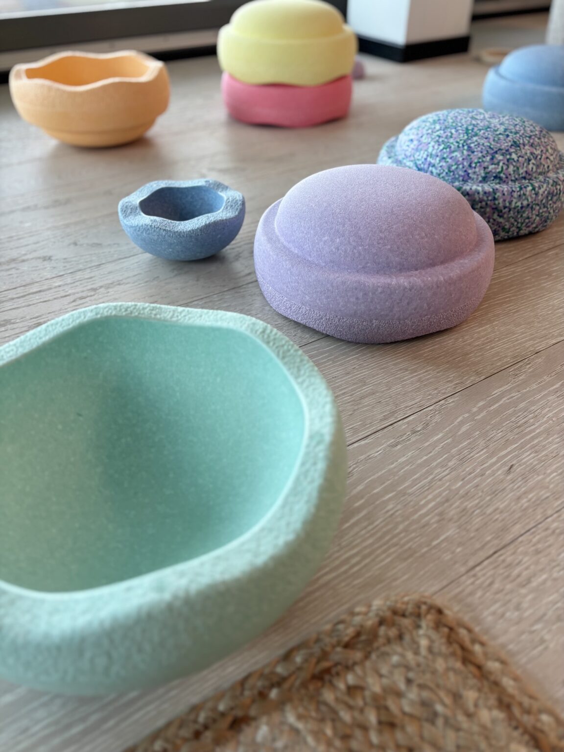 stapelstein disque motricité couleur pastel