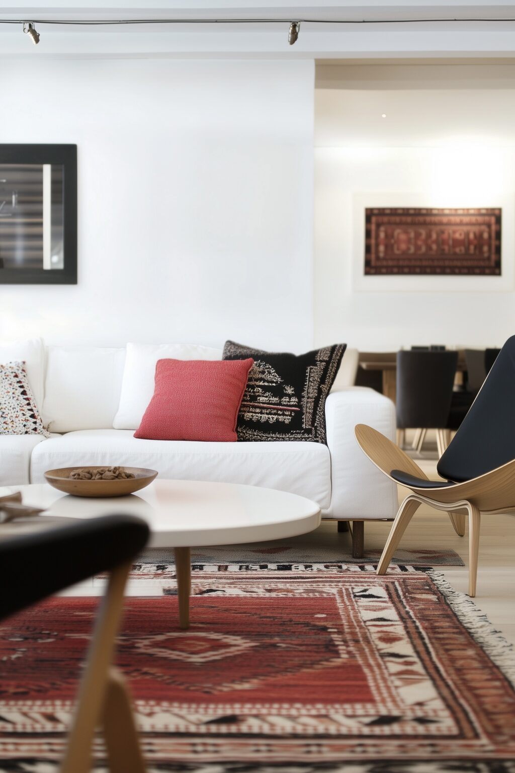 déco indienne moderne style scandinave salon