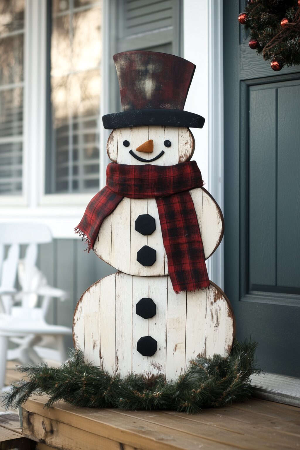 décorer devant maison décembre décoration faite pour durer