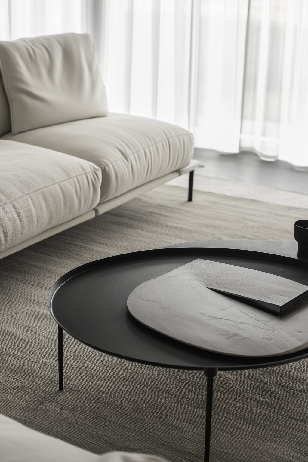 décorer salon nuance de gris tons neutres