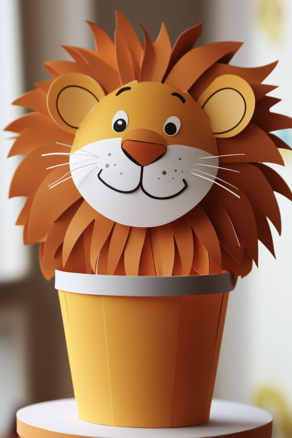 Décoration diy chambre thème savane animaux lion