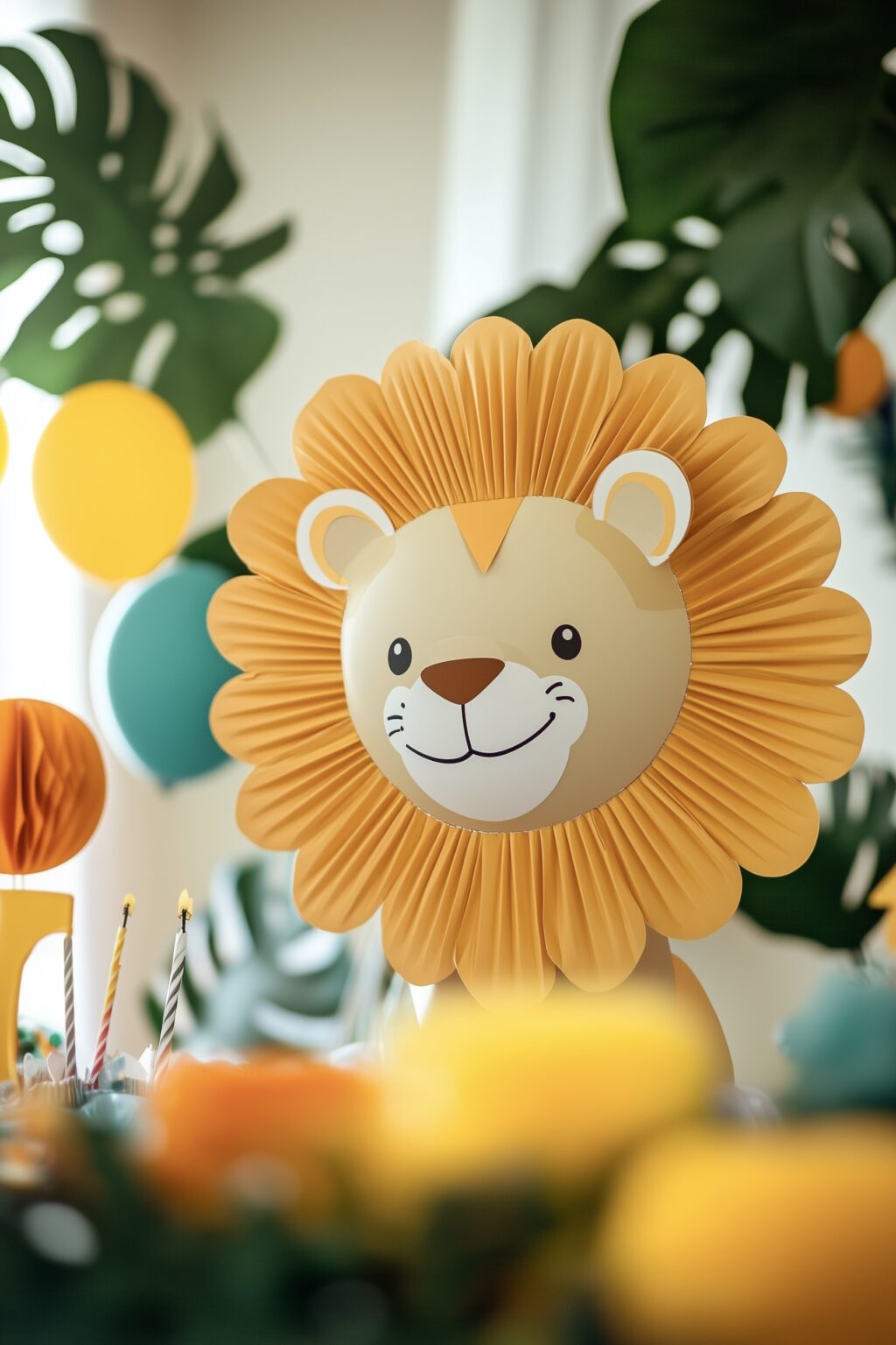 diy masque lion à faire soi-même carton assiette papier