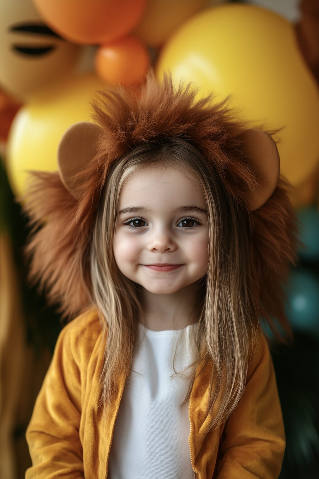 fête anniversaire thème lion déguisement surpyjama