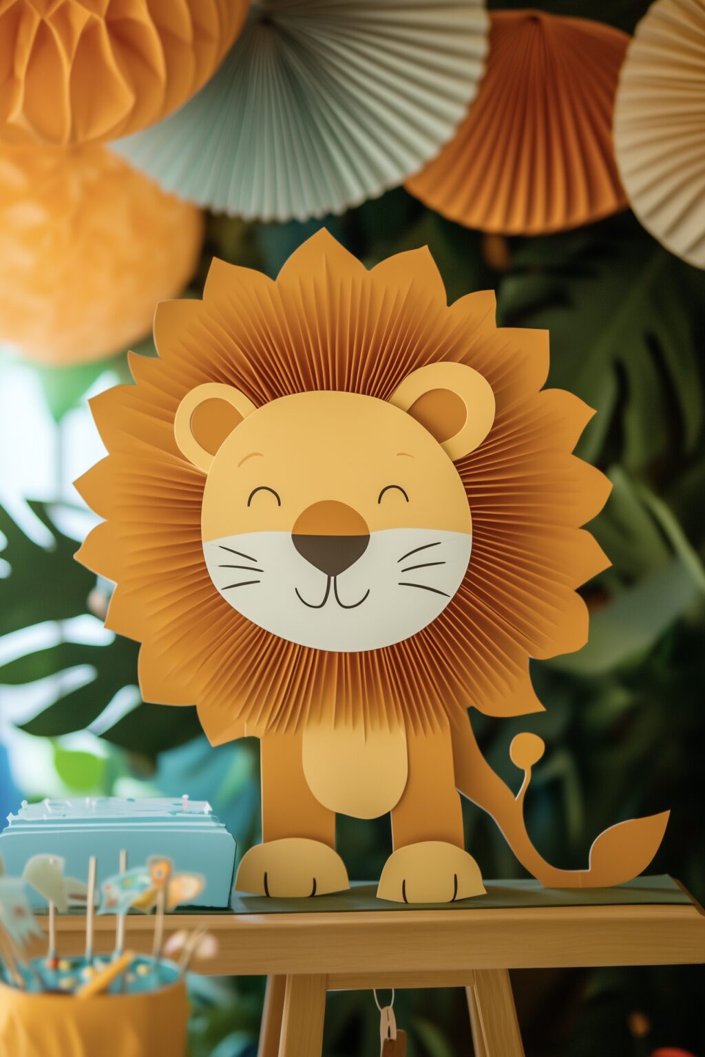 fête anniversaire thème lion diy déco