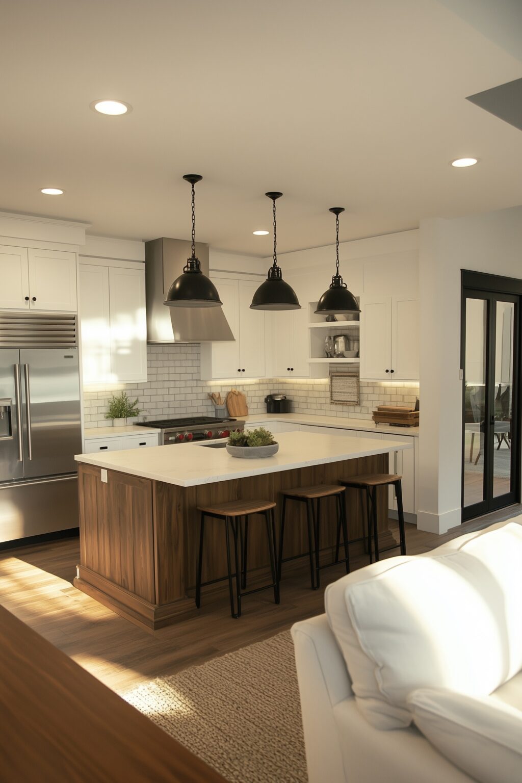 projet déco cuisine style campagne maison moderne