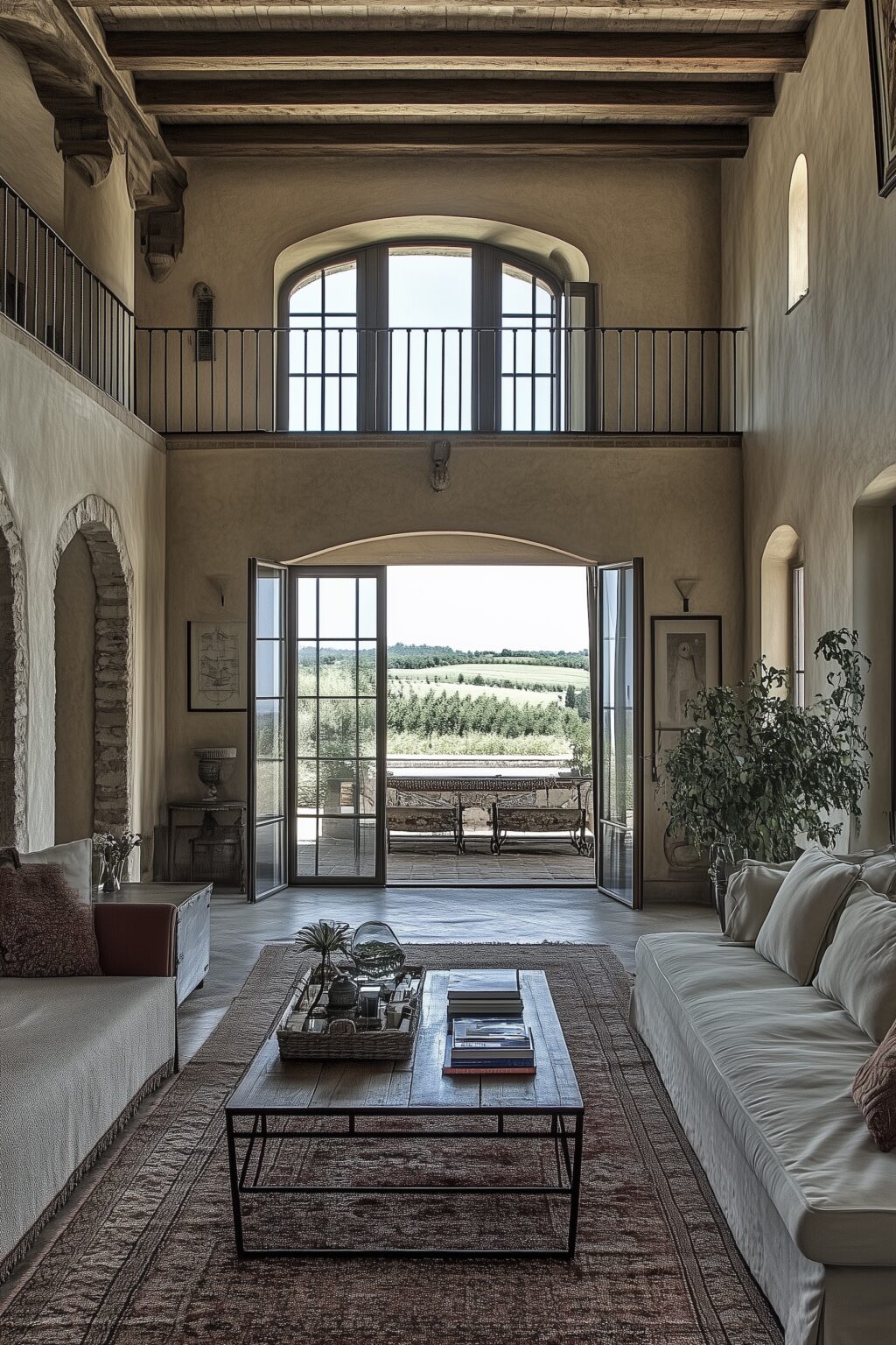 ancien corps de ferme transformé villa chic classique déco