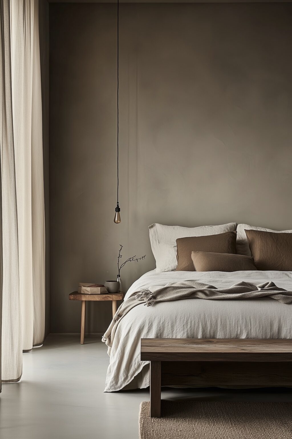 Atmosphera magasin meuble chambre beige nature