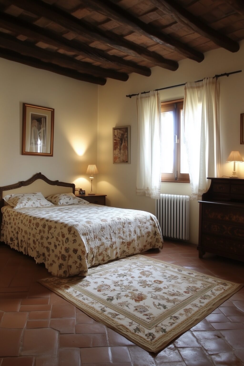 décoration traditionnelle style Toscan chambre