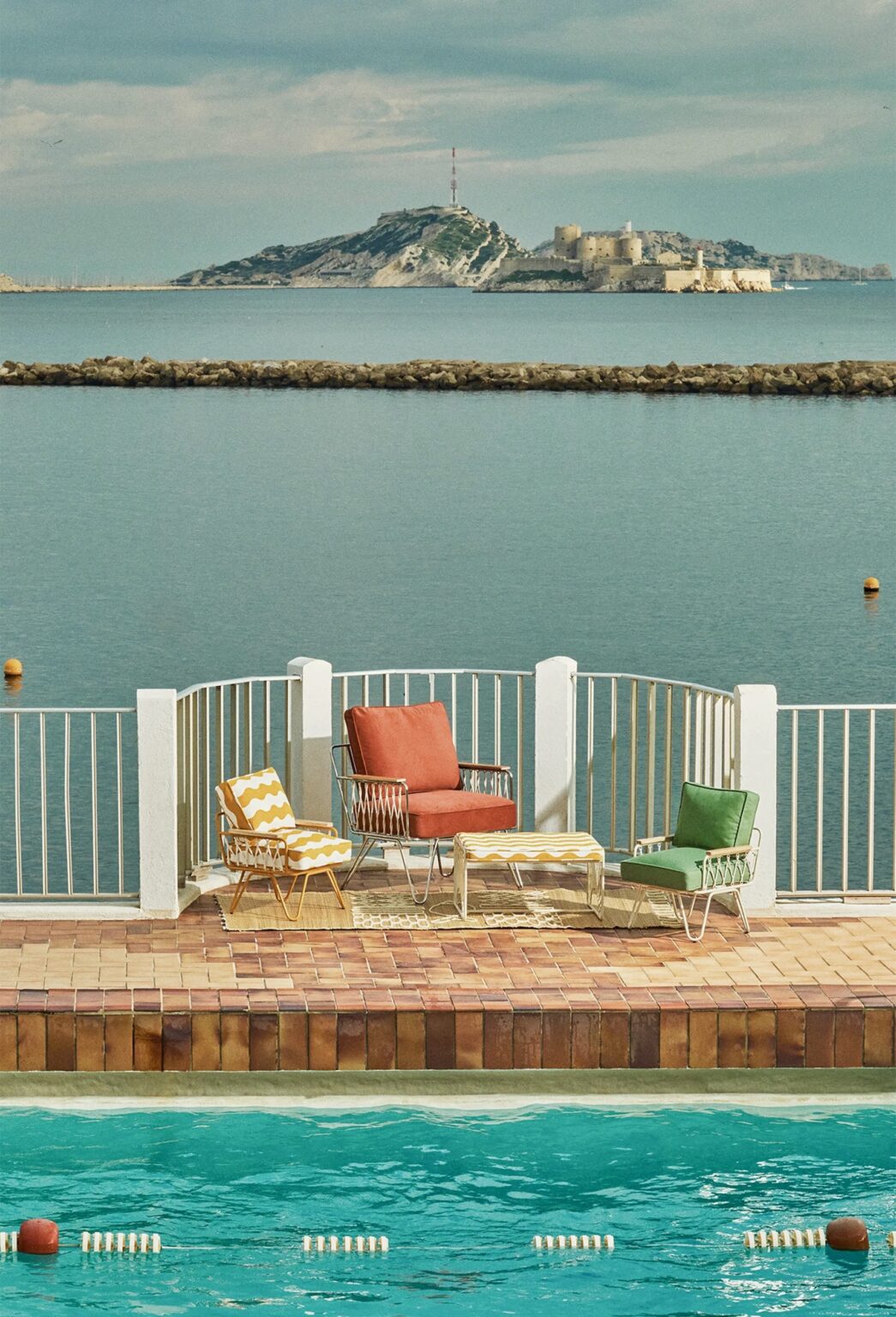 nouvelle collaboration Monoprix été meuble jardin piscine