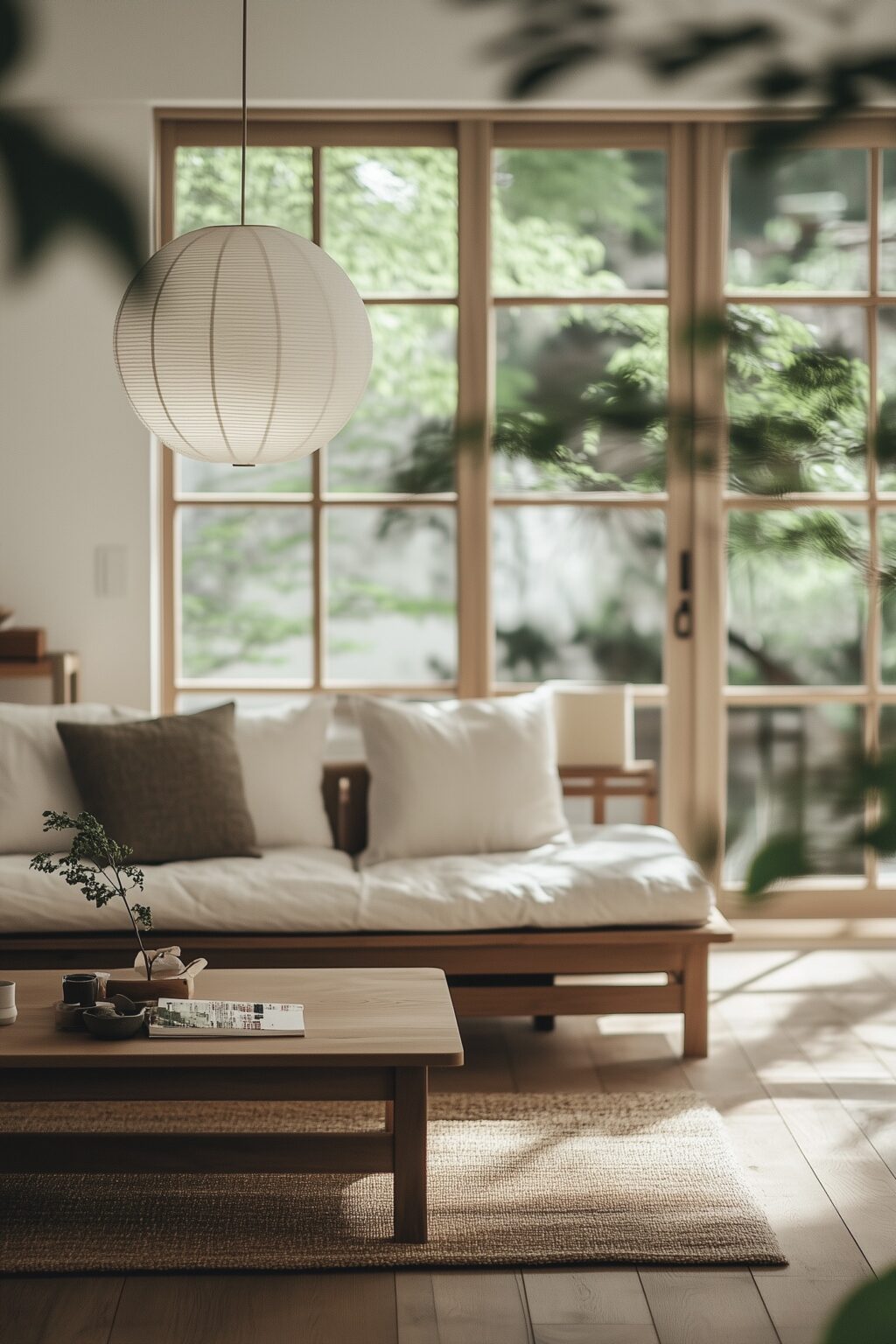 salon Muji France salon design minimaliste