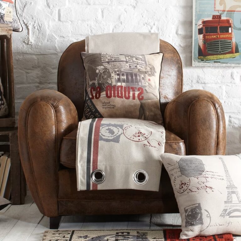 fauteuil club cuir café anglais déco homme