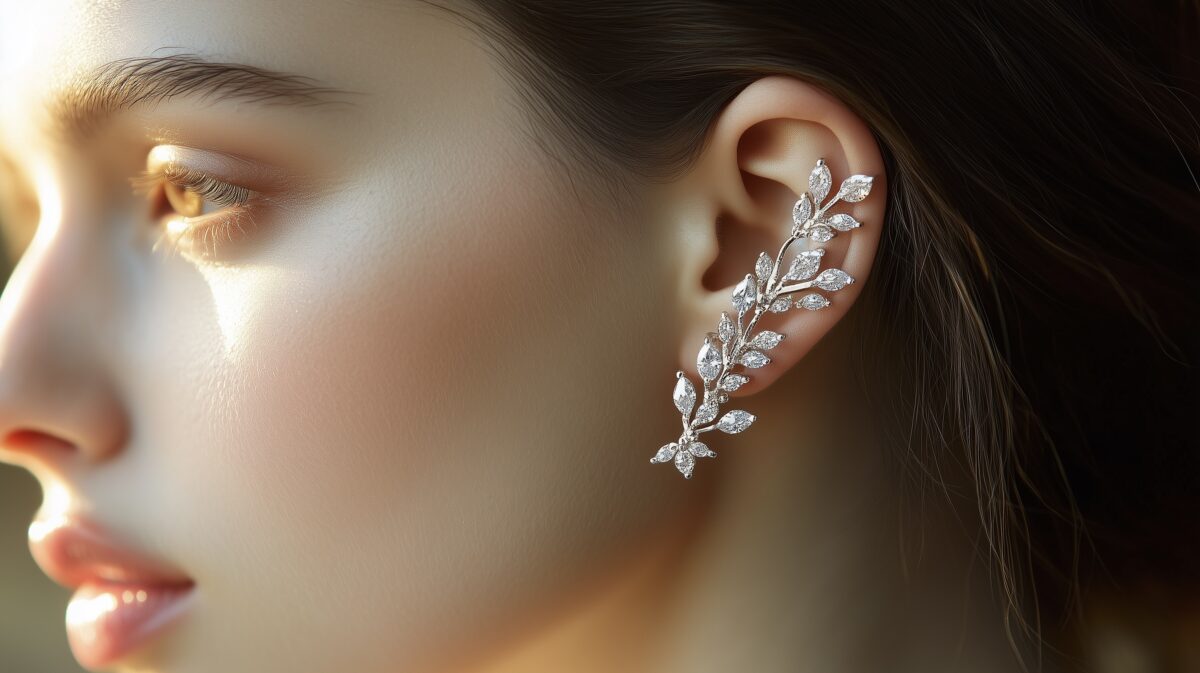 boucle d'oreille grimpante or blanc guide shopping