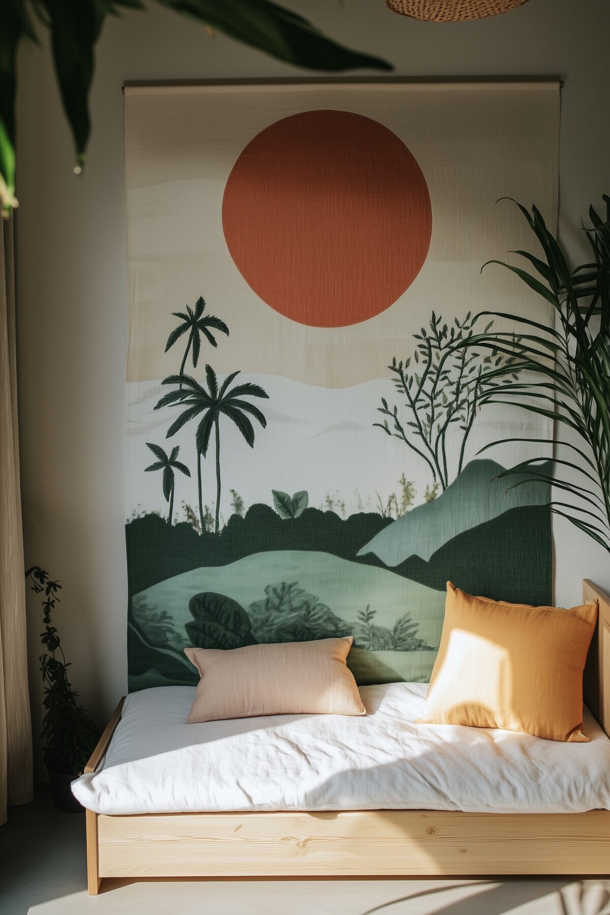 décor chambre tissage inspiration japonais chambre enfant