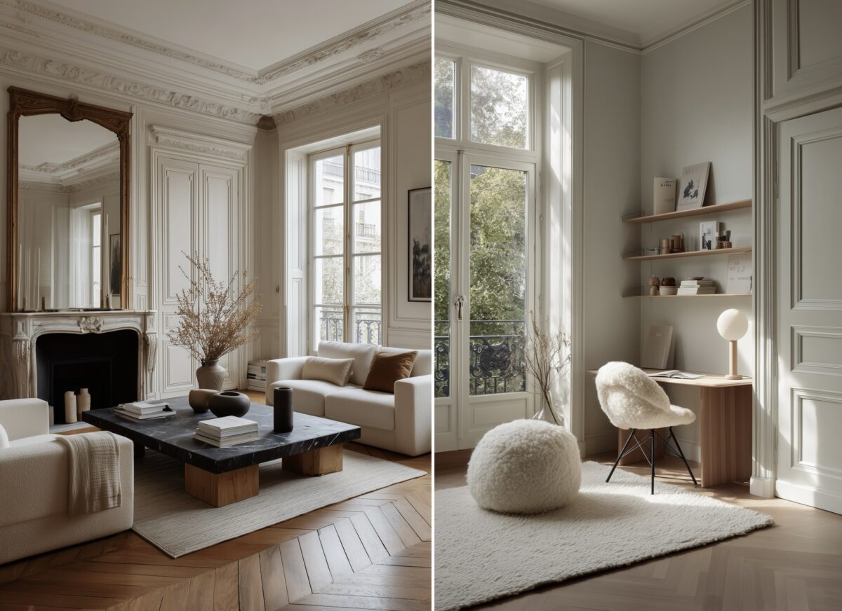 rénovation appartement haussmanien - blog déco architecture - clemaroundthecorner