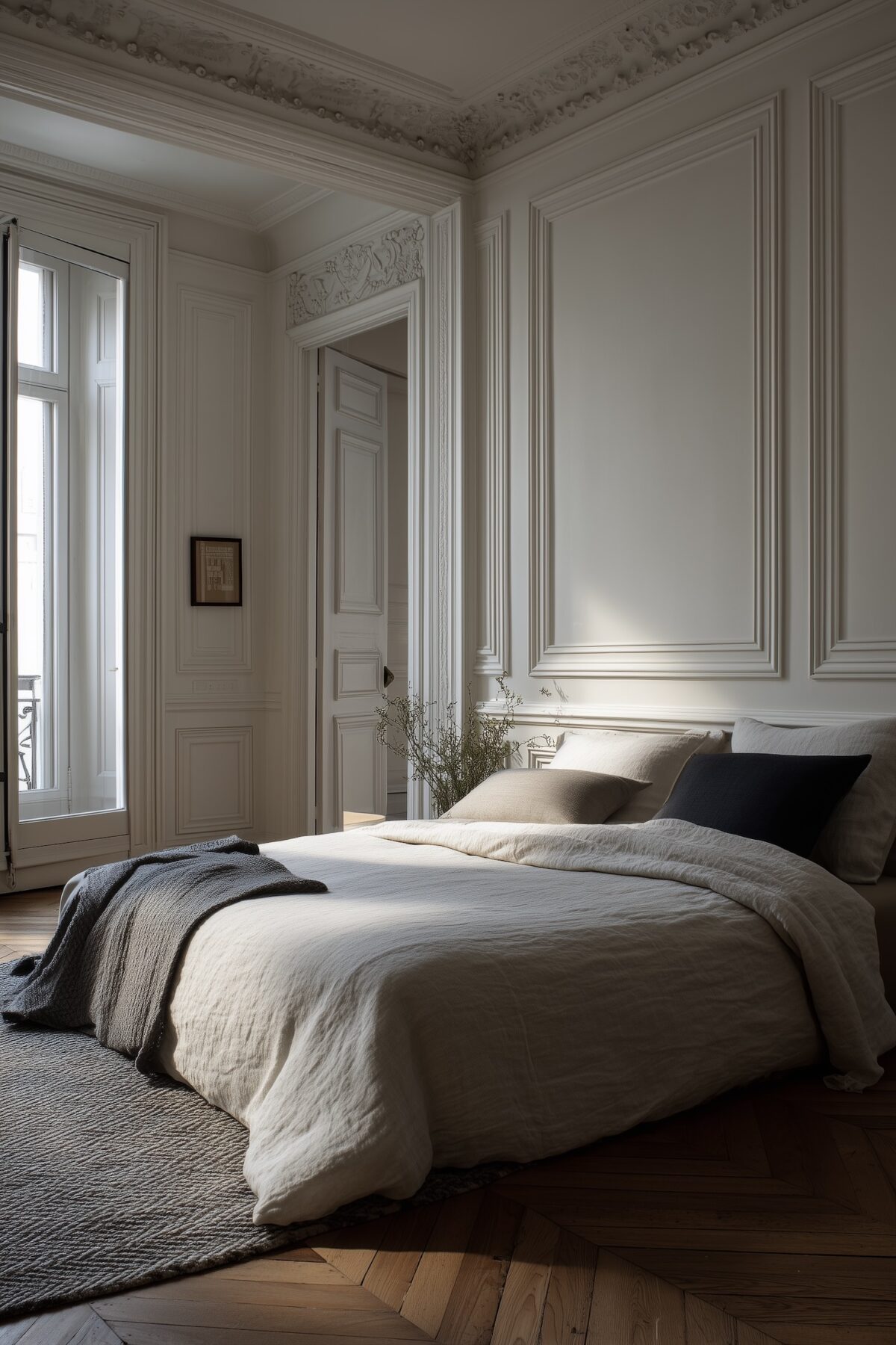 rénovation appartement haussmannien chambre ami maison hôte