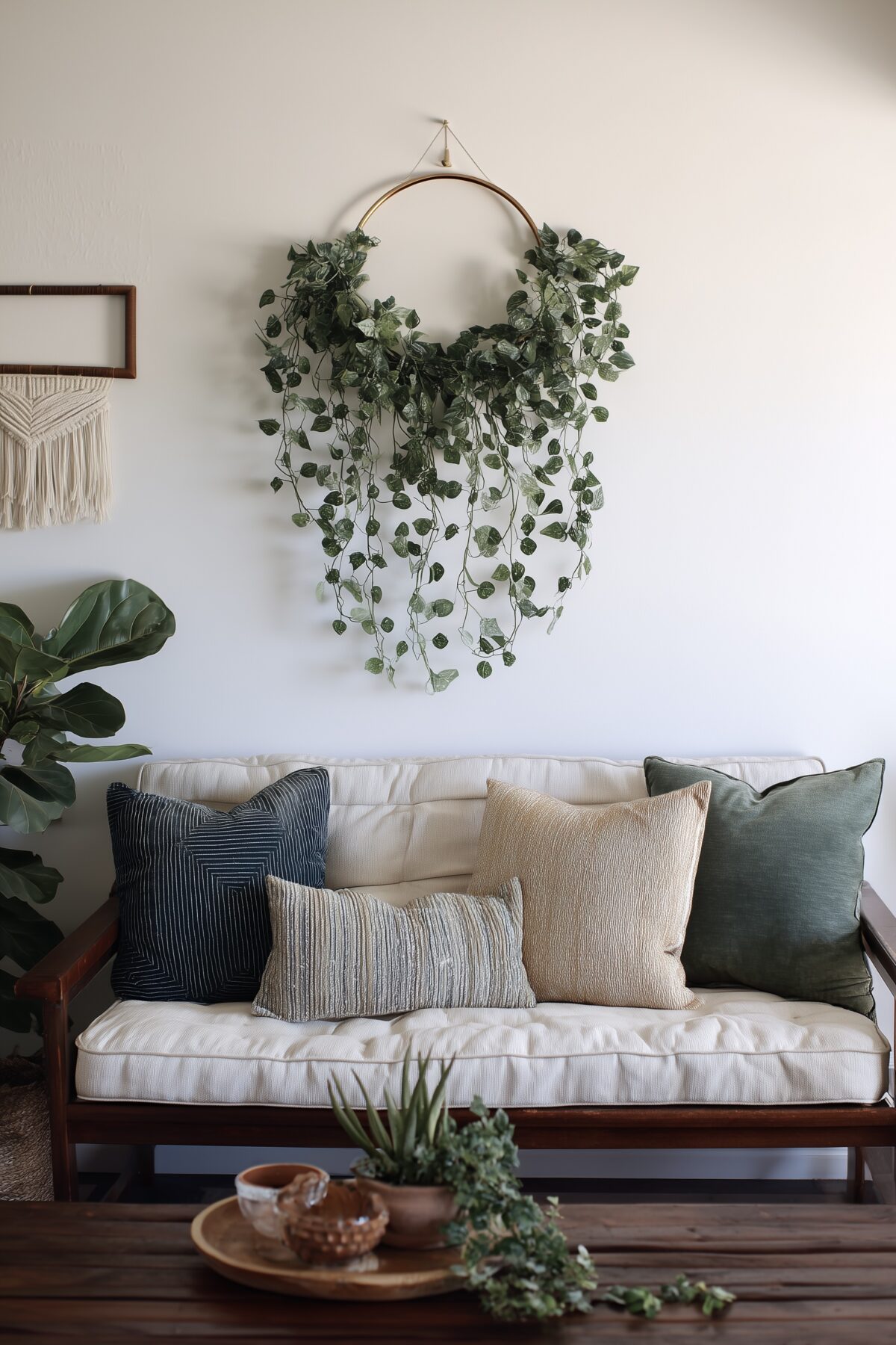 diy déco maison facile couronne murale eucalyptus