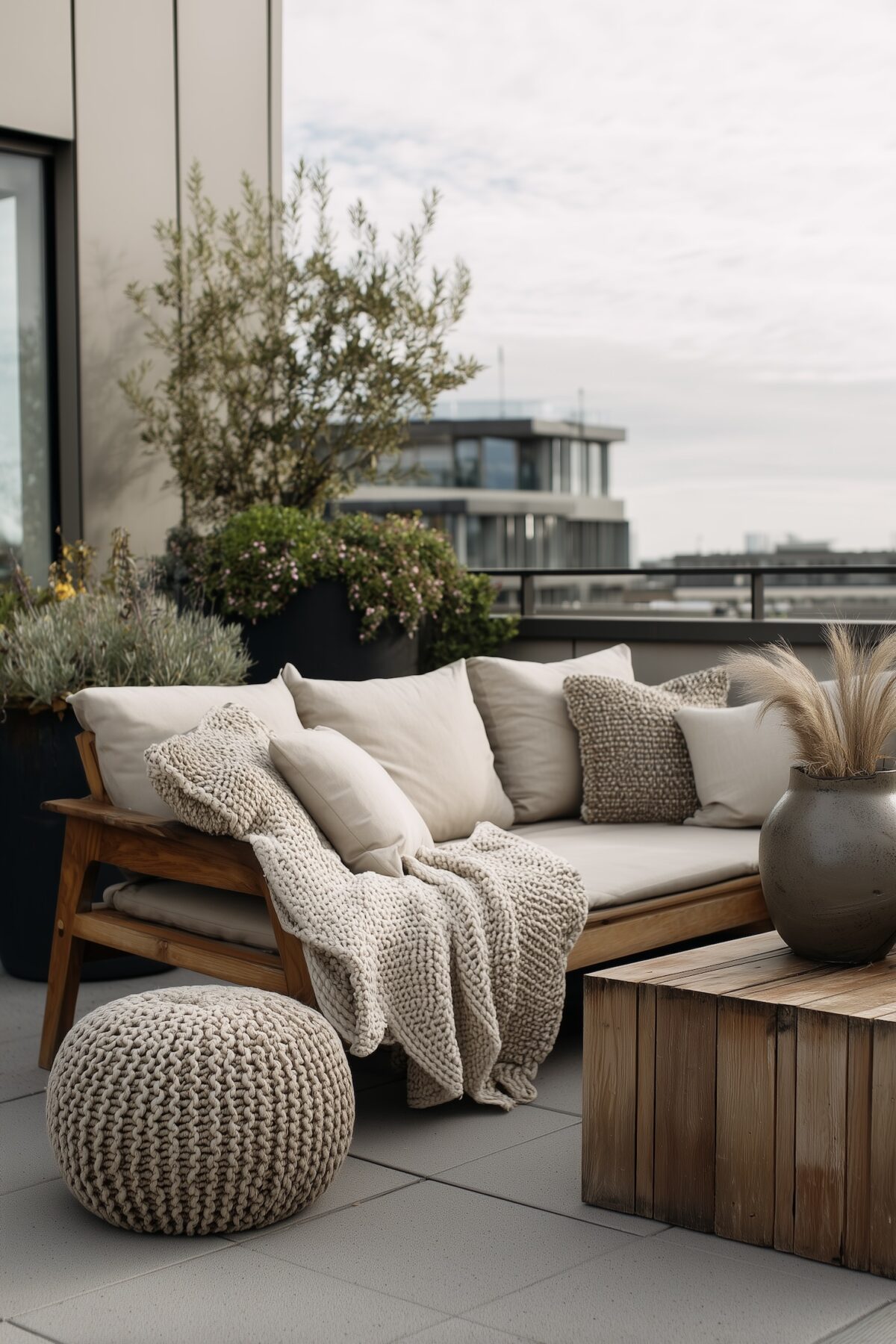 salon de jardin neuf bois massif terrasse