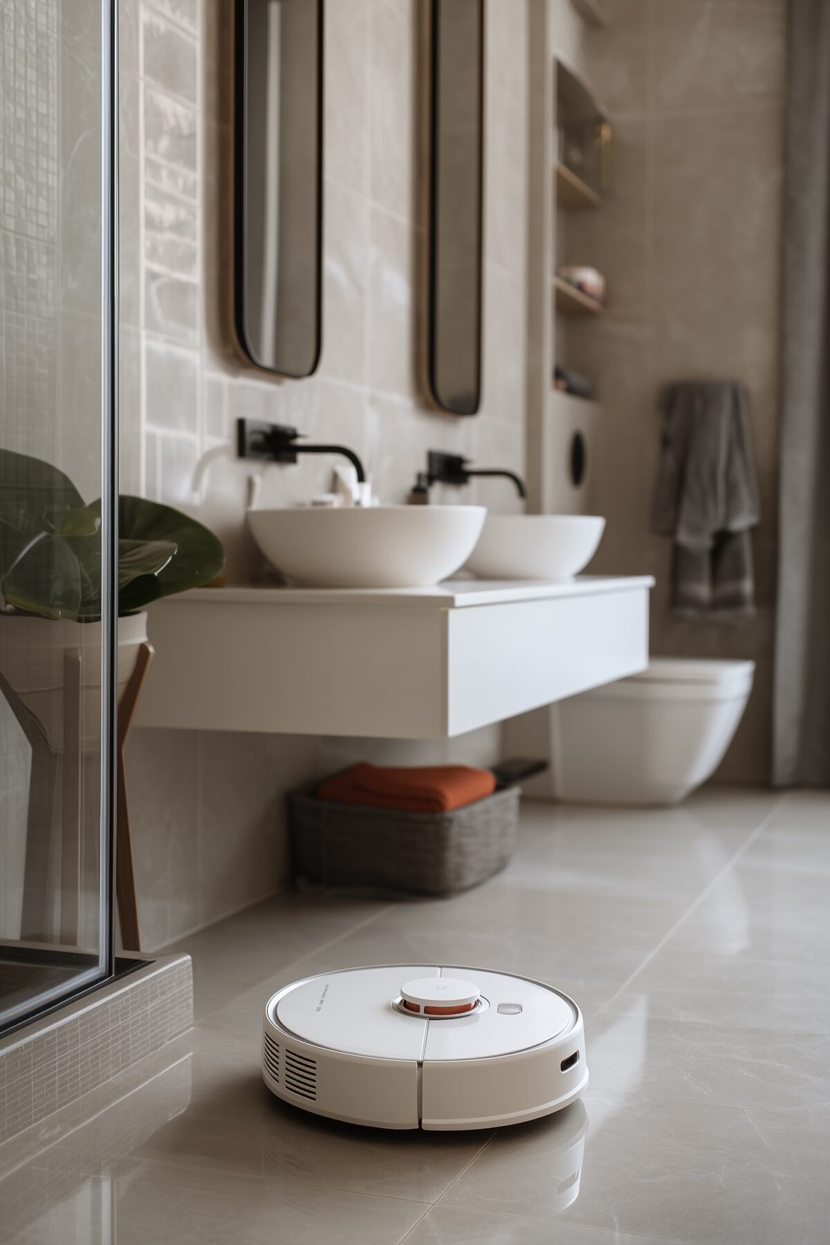 serpillère robot lavante wifi télécommande