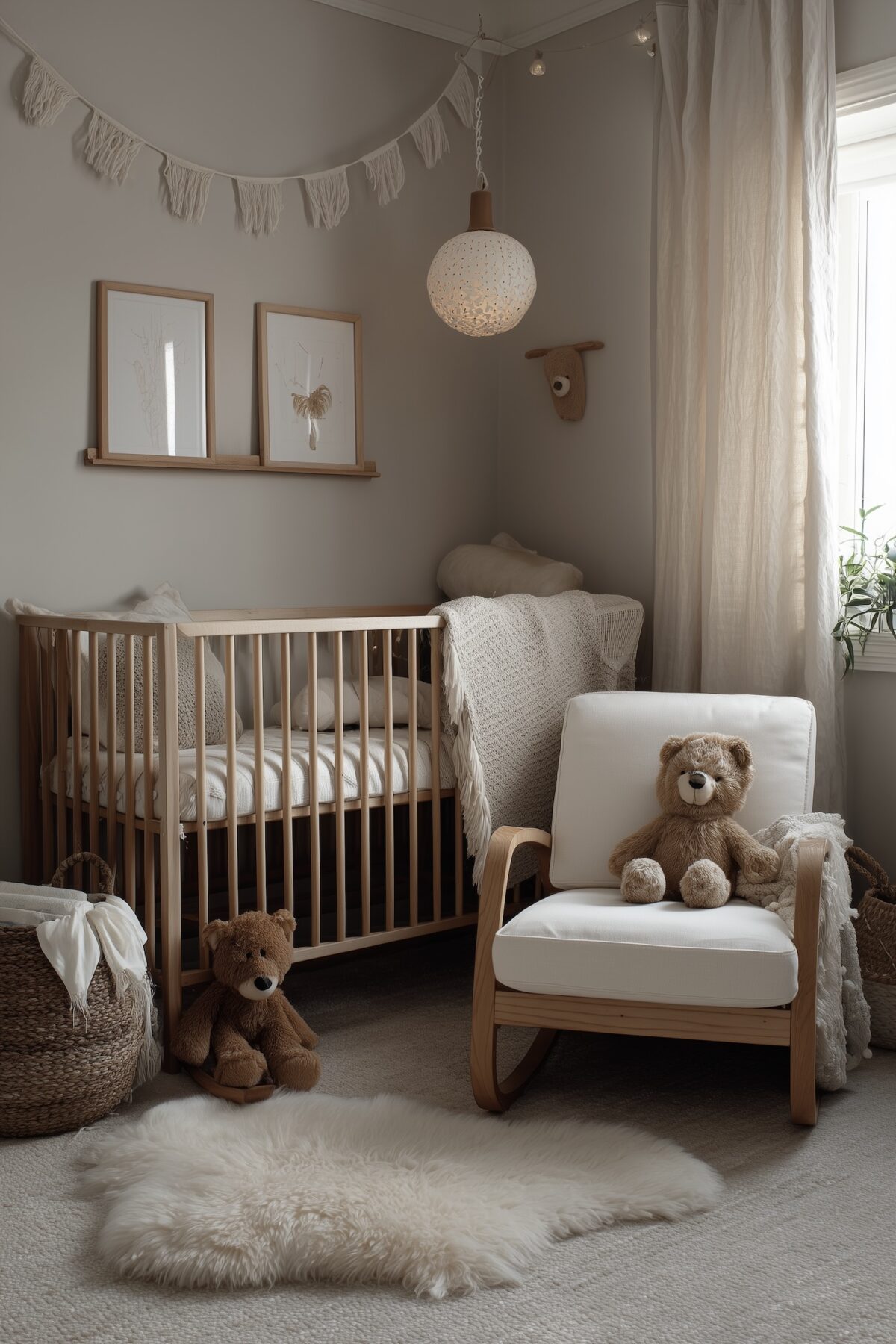 guirlande cordage idée déco chambre enfant nature