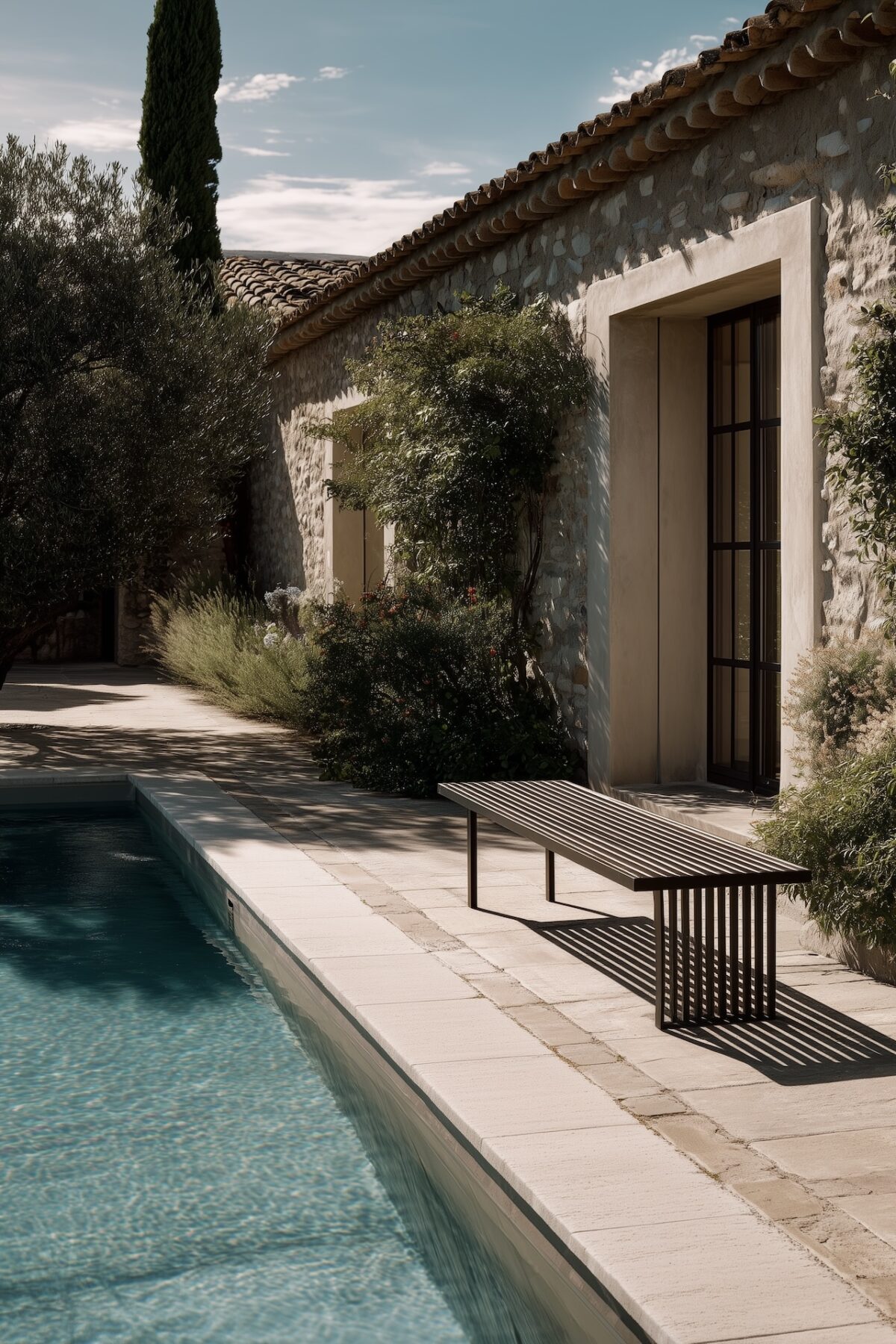 mobilier extérieur palissade Hay piscine