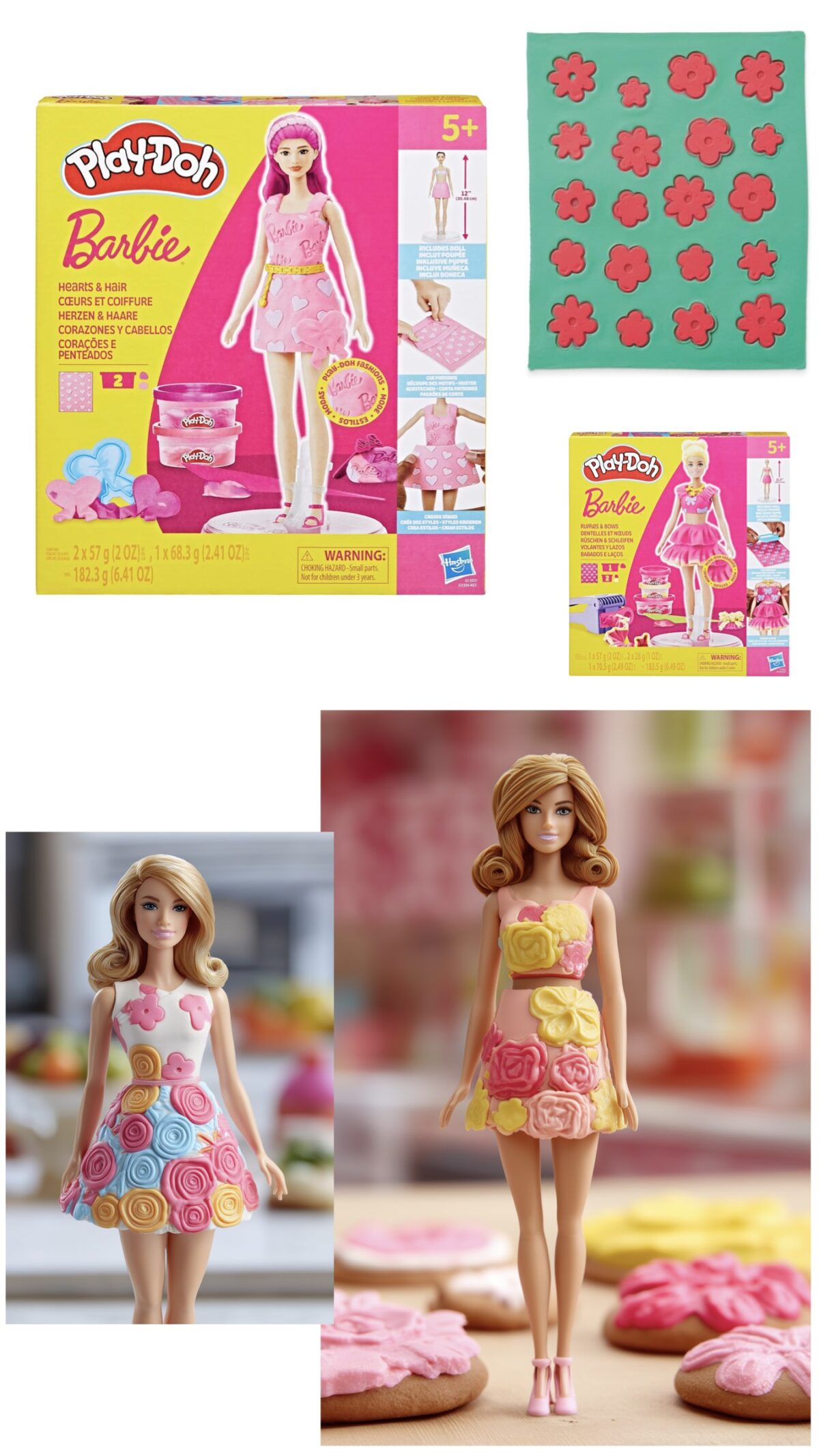 Barbie pâte à modeler styliste cadeau 5 ans