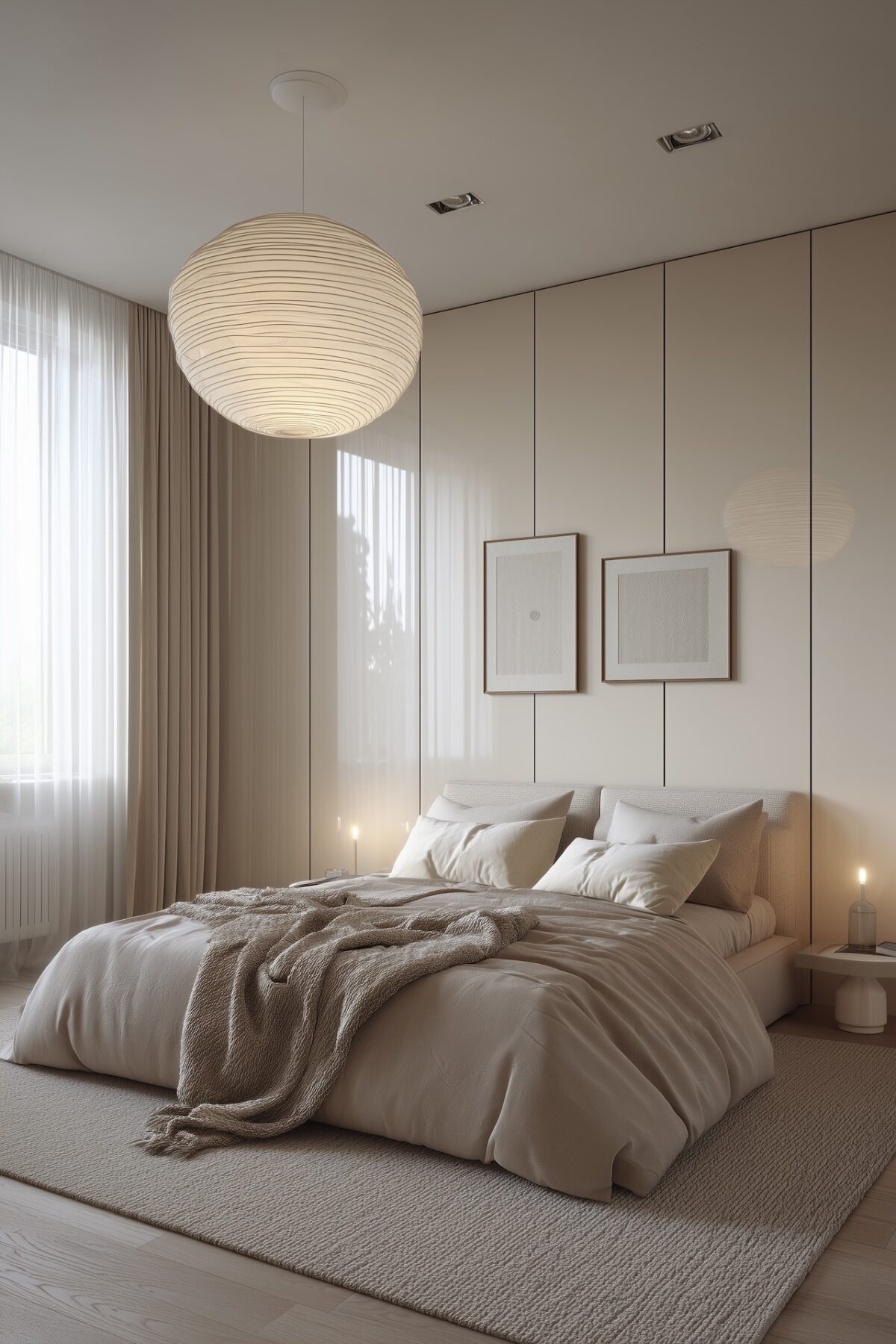 nuances beige camaieux doux déco lit