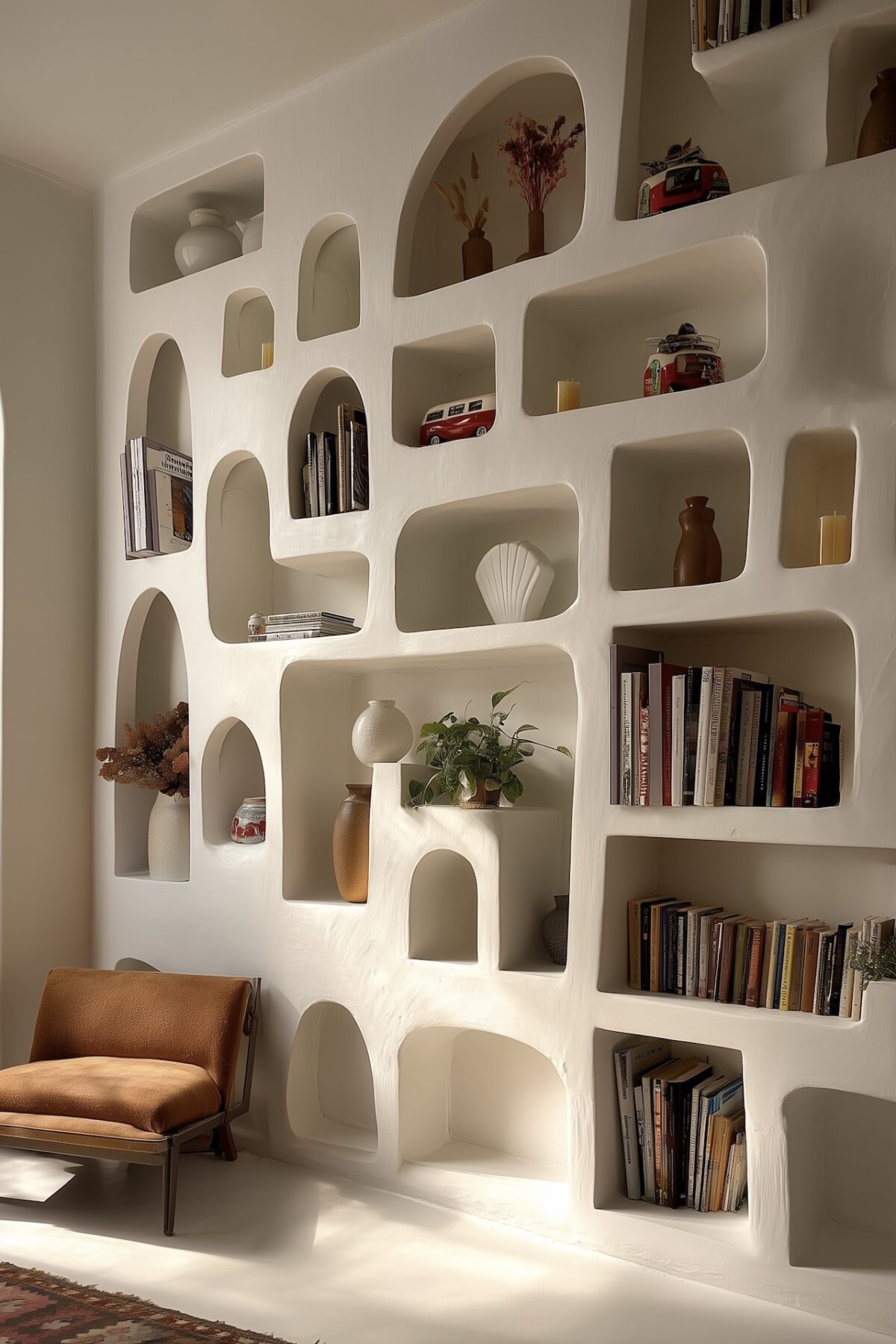 tutoriel facile fabrication niches murales plâtre rangement