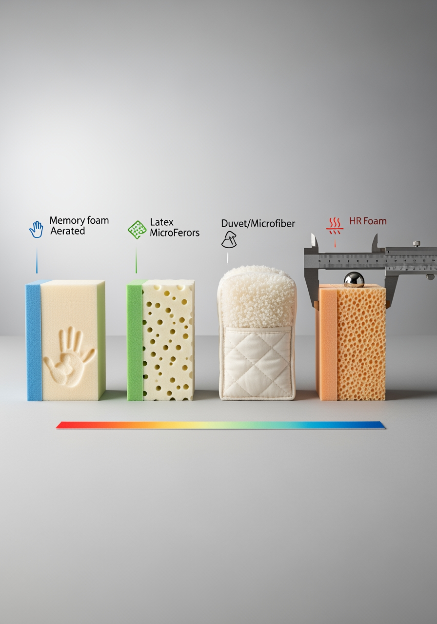 Matériaux et sensations de couchage