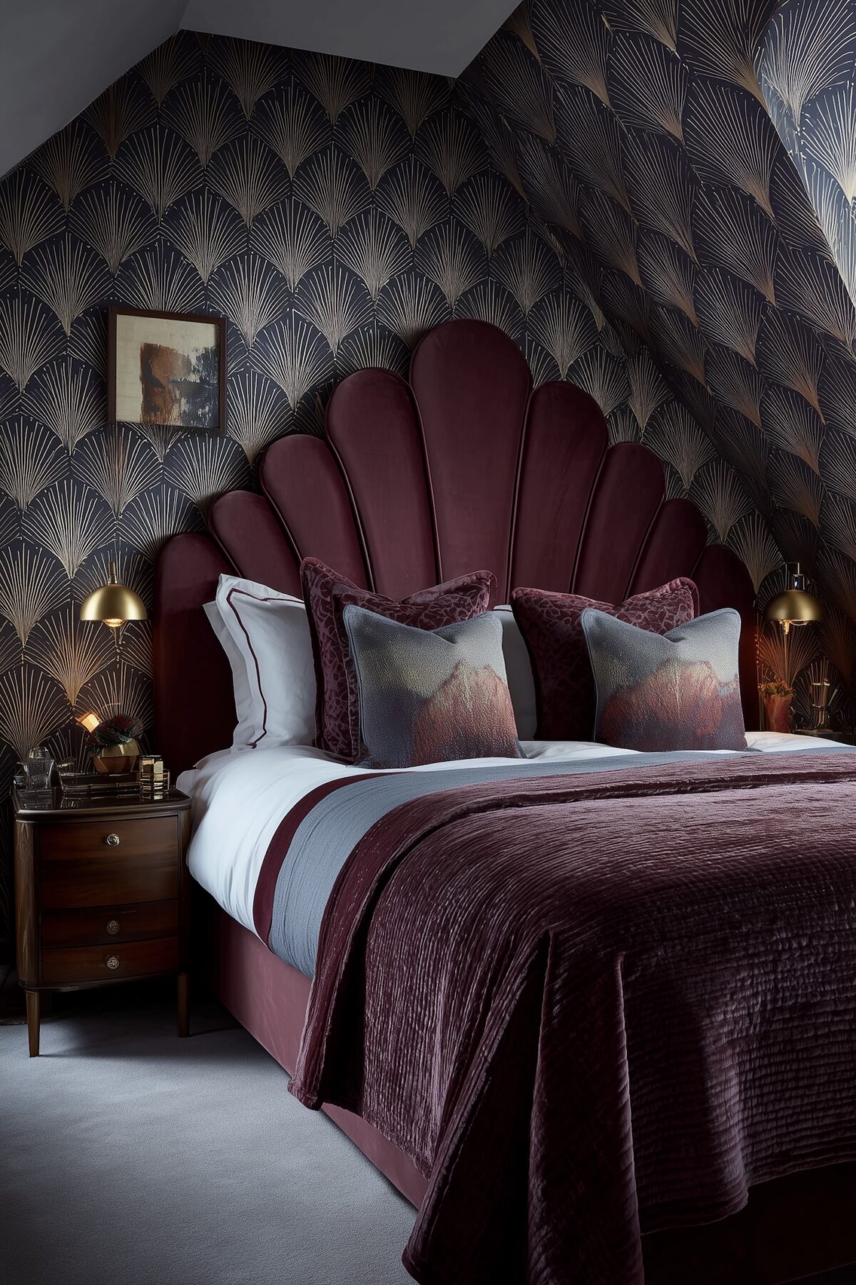 chambre style rétro années folle total look