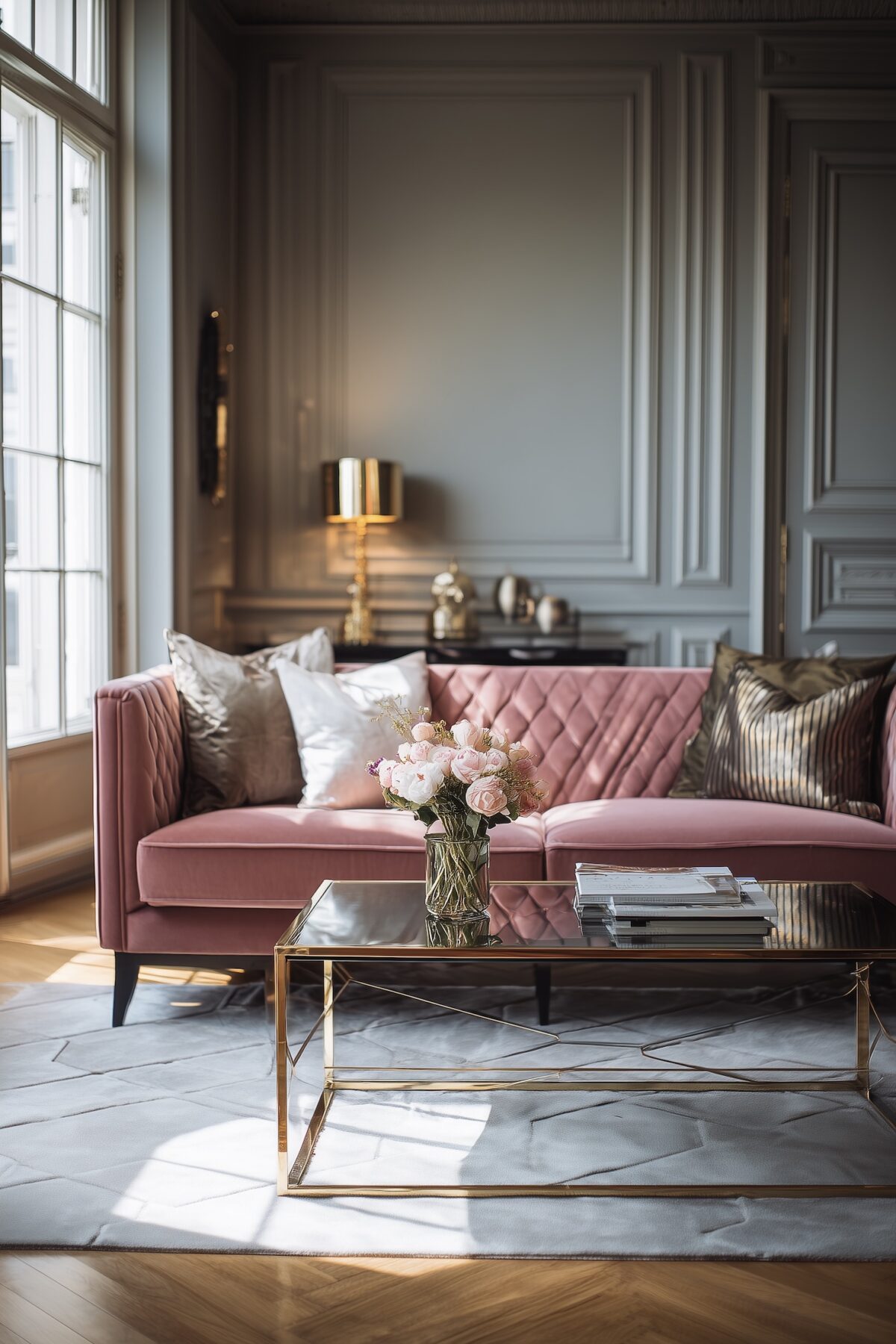 comment donner style années 20 30 appartement parisien canapé rose