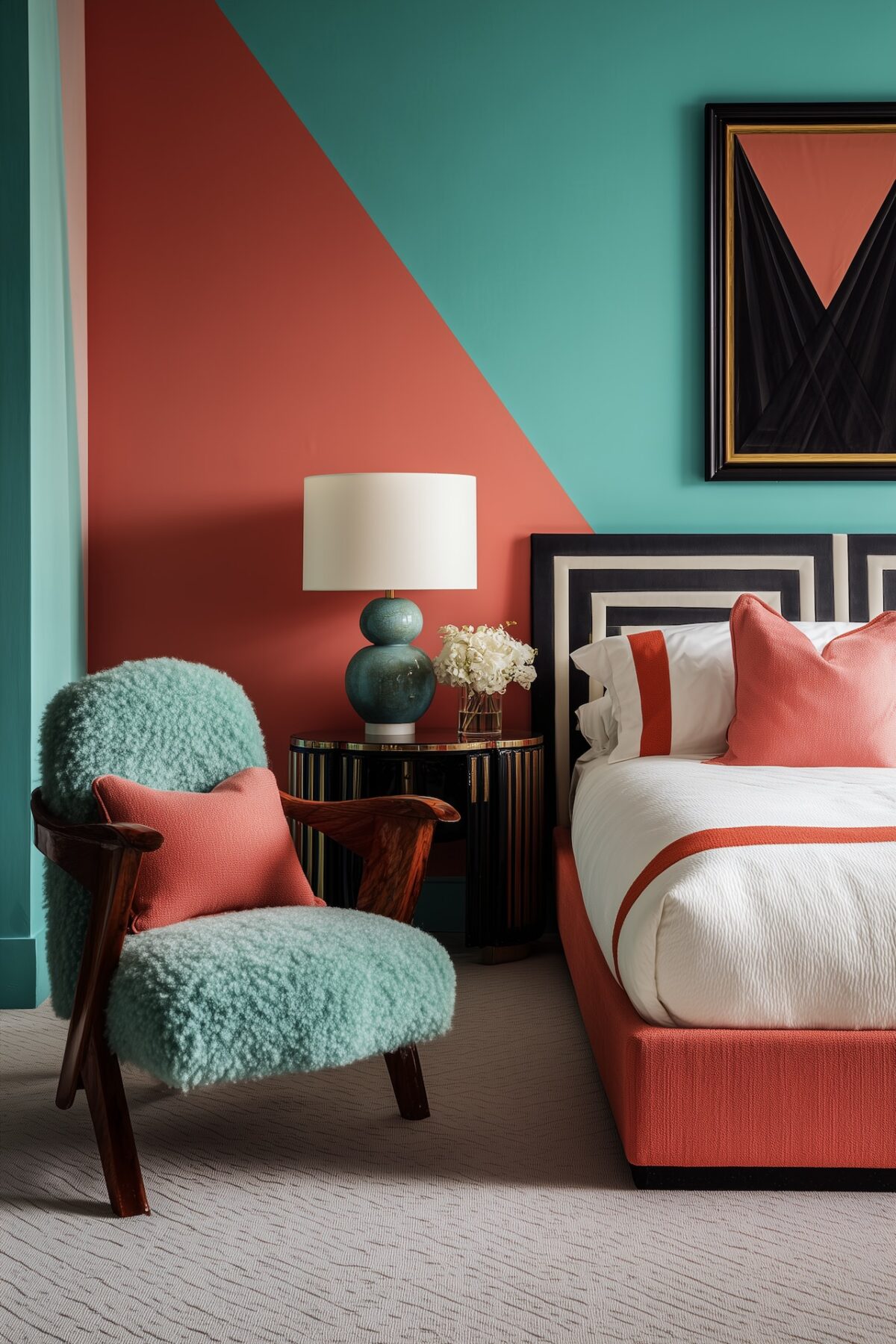 déco memphis graphique couleurs vives style 80s