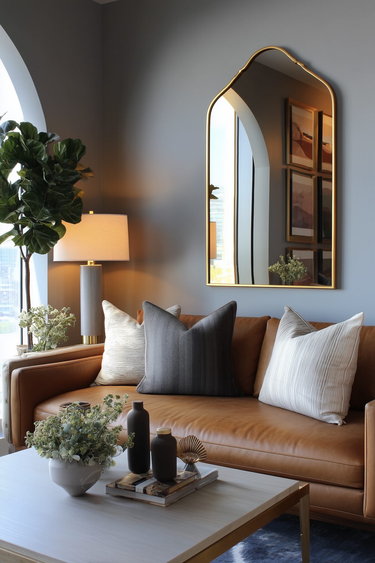 miroir agrandir pièce petit salon