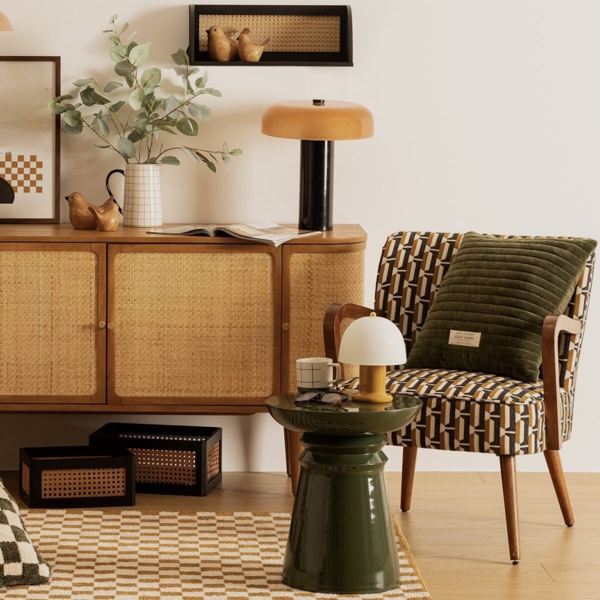 mobilier moderne inspiration années 60 salon pas cher