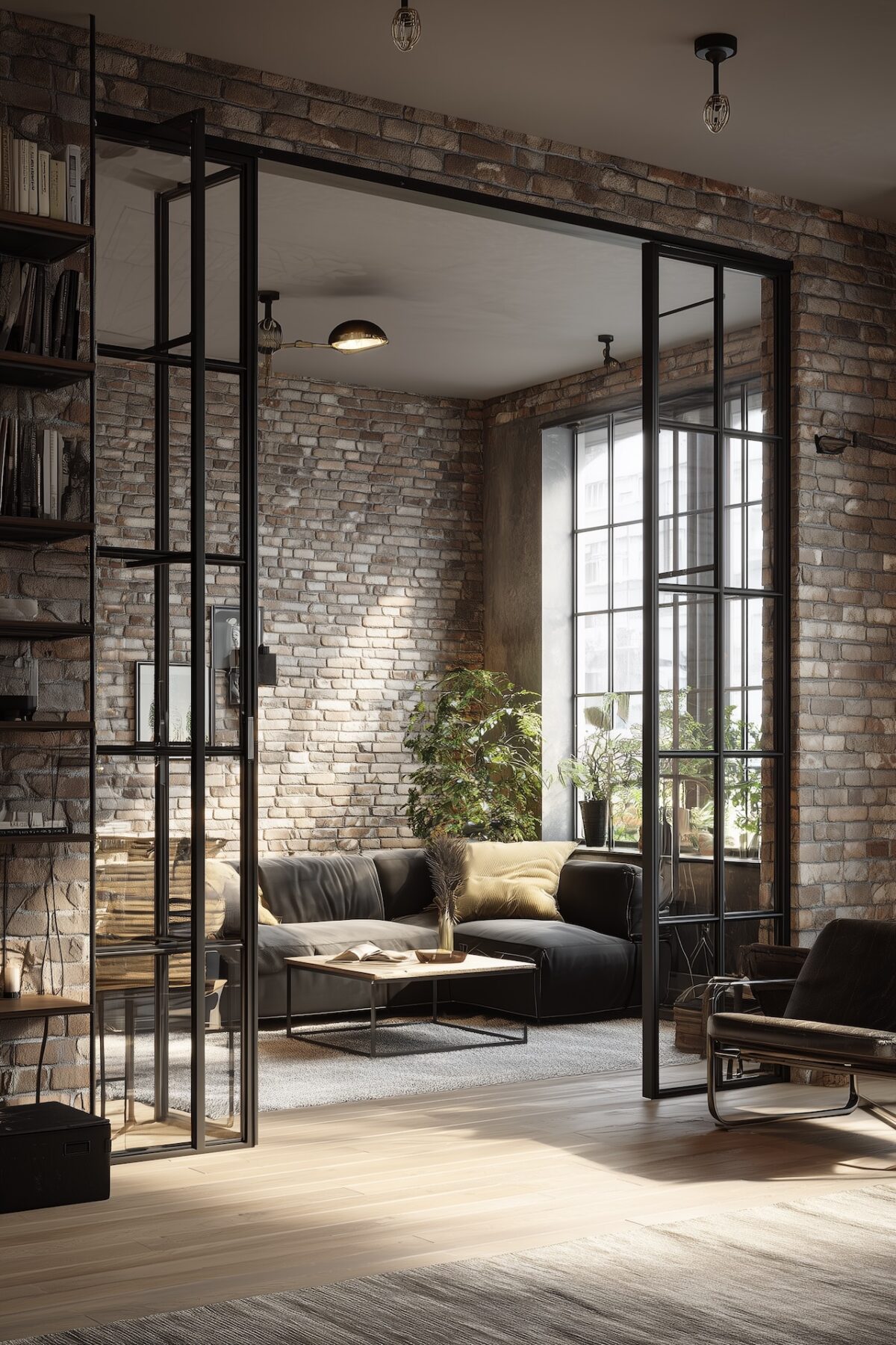 ouvrir salon salle manger cuisine avec porte verrière